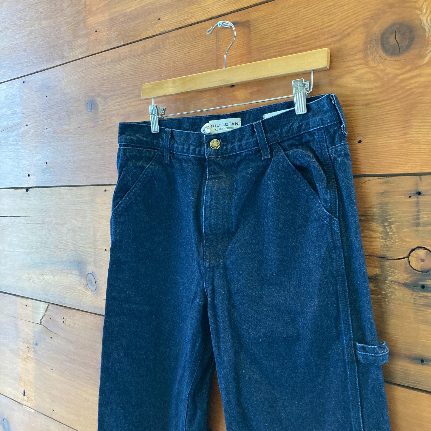 Nili Lotan Dark Wash Calvin HIgh Rise Utility Carpenter Jeans - Size 29 - 0721DK