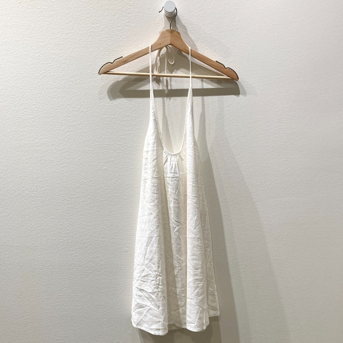Little Moon Aritzia White BORA Line Halter NEW Dress - Size 2XS / XXS - 0312IG
