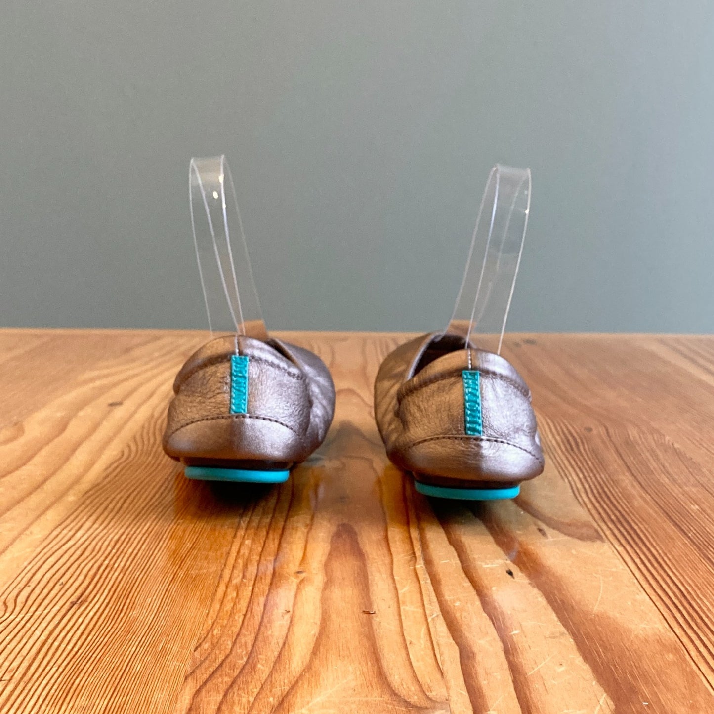 6 - Tieks Gavrieli Bronze Foldable Leather Ballet Flats Shoe w/ Box & Bag 1107MJ