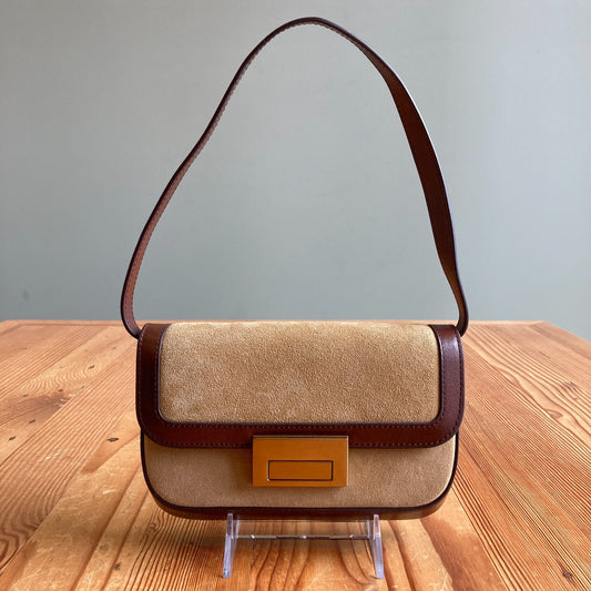 Loeffler Randall Hazel Espresso Stefania Baguette Shoulder Bag - 0920PW