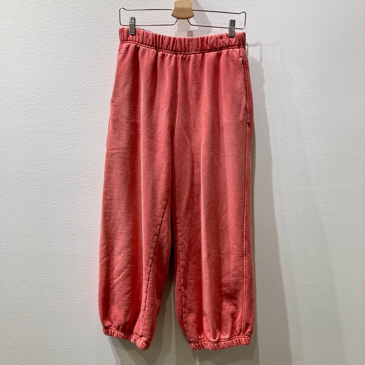 Le Bon Shoppe Coral Pink Pull On Balloon Jogger Sweatpants Pants - Sz L - 0624KB