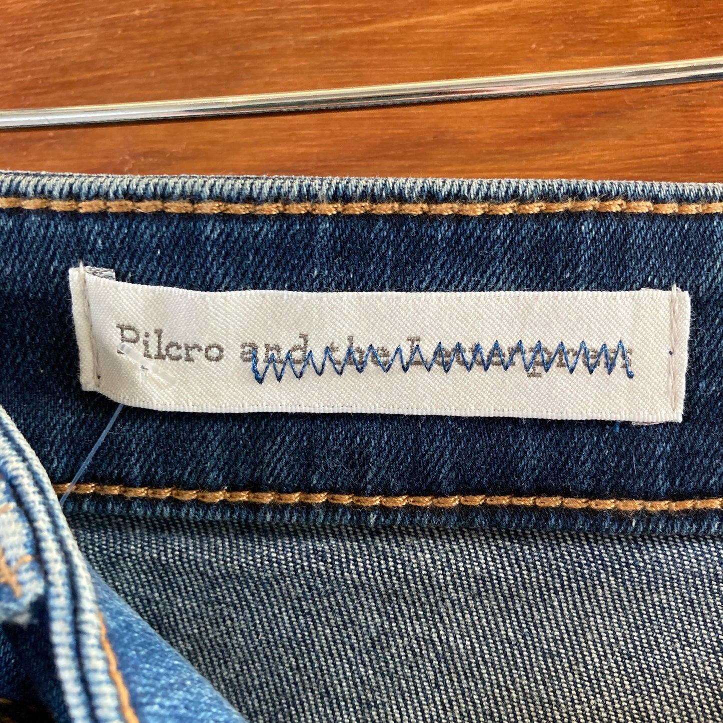 32 - Pilcro $168 Anthropologie Parallel Stretch Denim Raw Hem Jeans NEW 1122CT