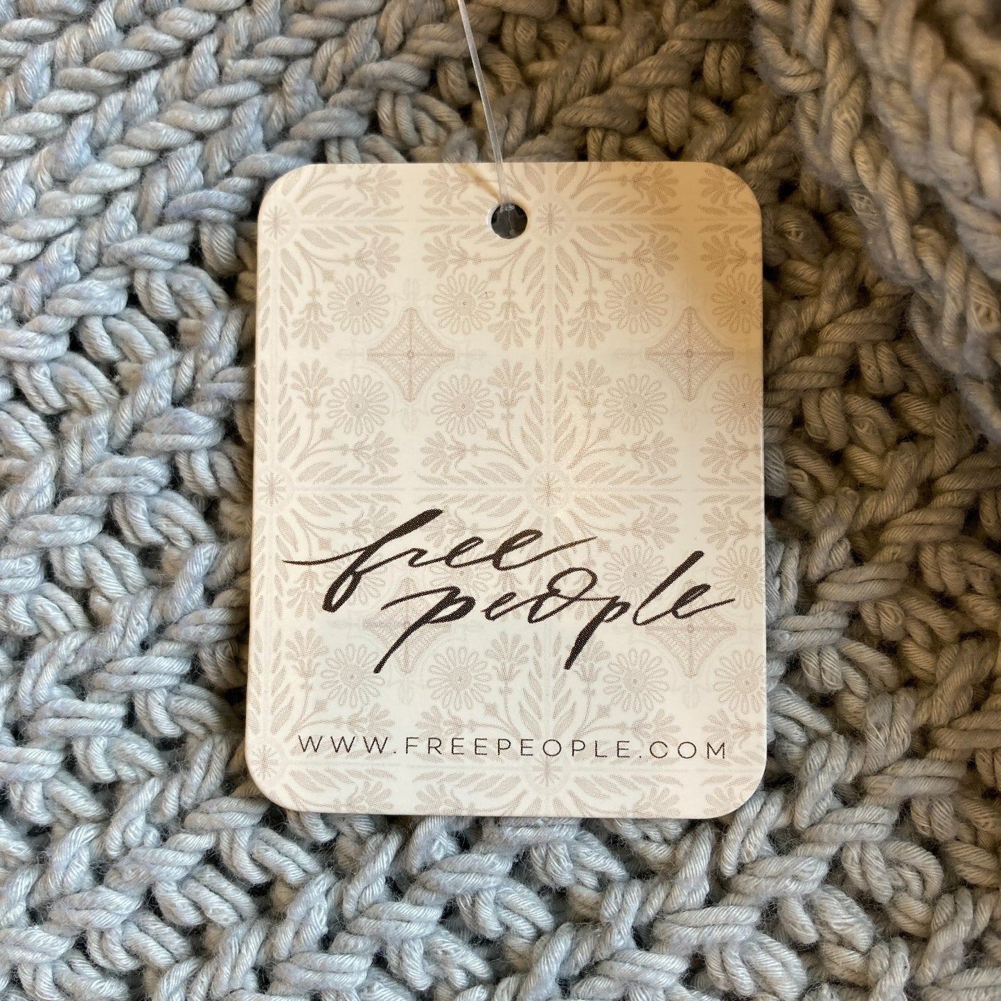 We the Free People $148 Gray Knit Pullover Sweater - Size XL - NEW - 1122CT