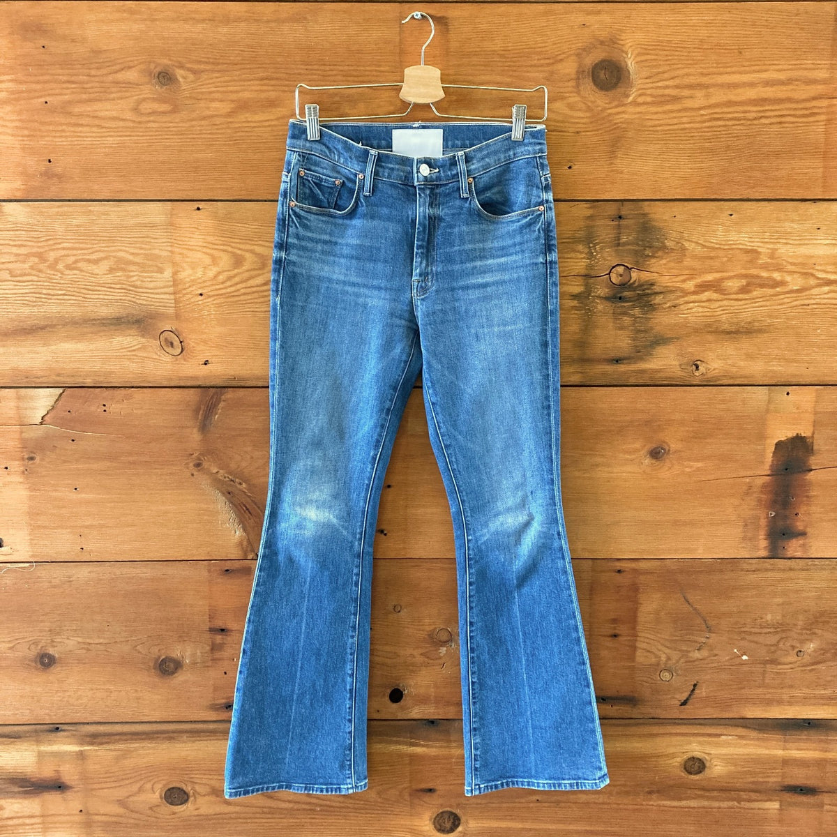 Mother Superior $258 Small World Weekender Flare Leg Jeans - Size 26 - 0320AE