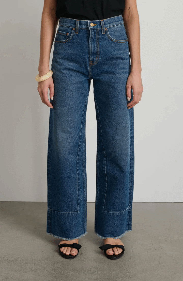 B Sides NEW Joni Wash Marcel Culotte Denim Jeans - 0204MP