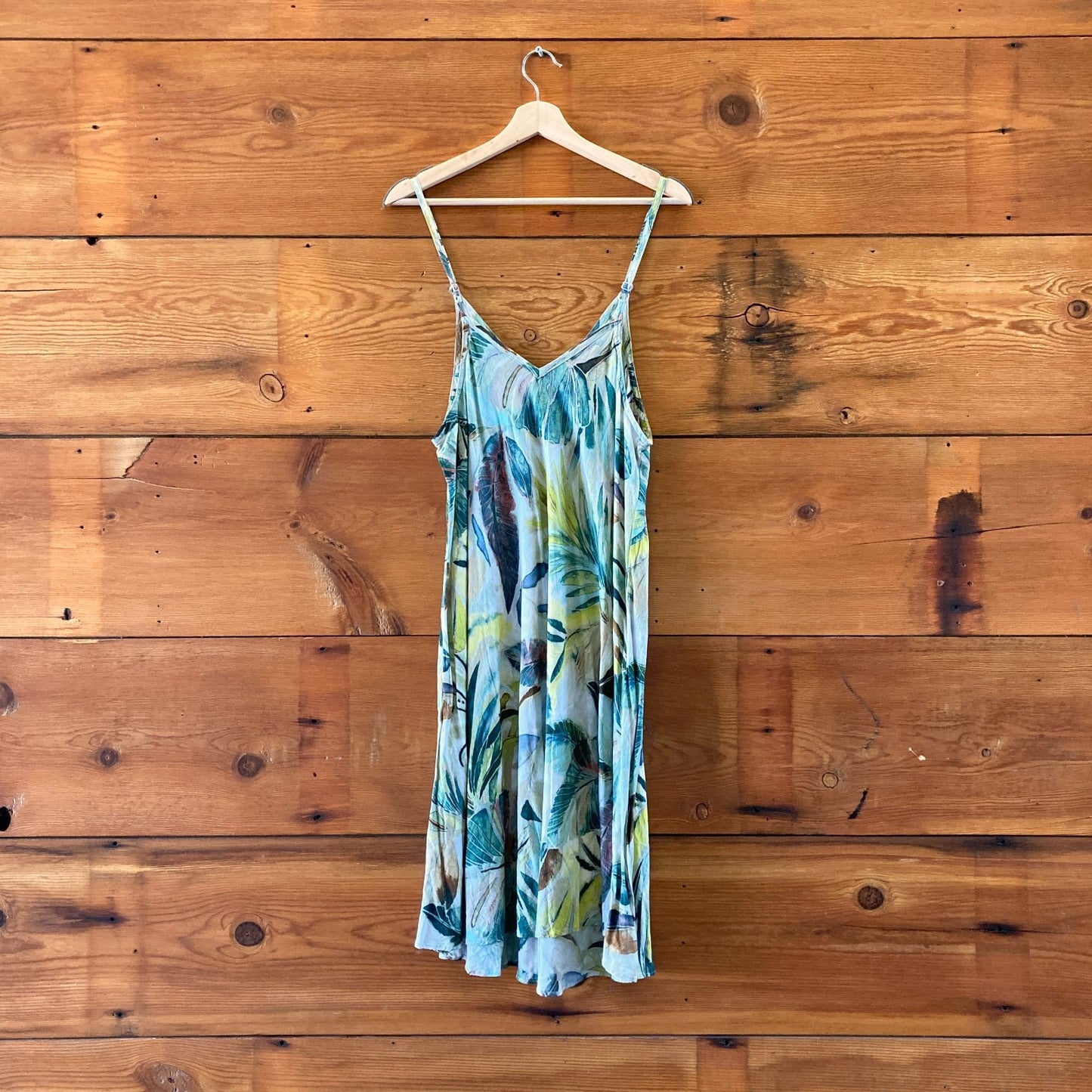 Jams World 60 Years Sleeveless Spring Breeze V Neck Sun Dress - Size L - 0715NS