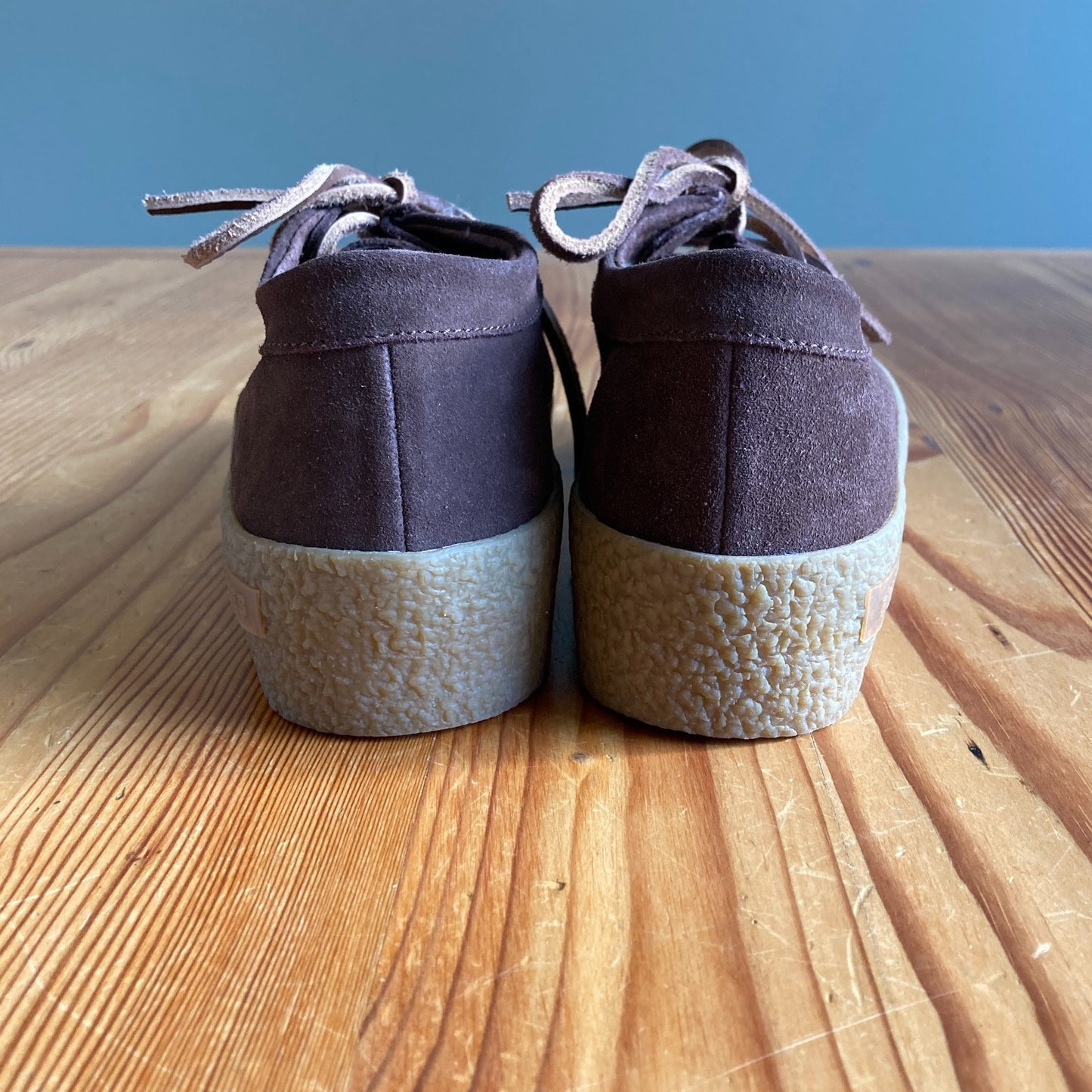 6 - SeaVees Chocolate Brown Suede Hayward Platform Shoes 0312IG