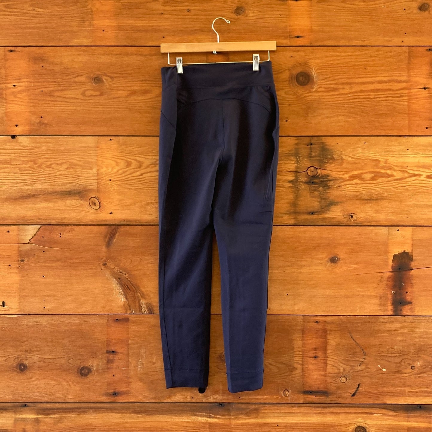 12 - M.M. Lafleur Space Blue NEW Harrington 1.0 Legging Light Scuba Pants 0416JW