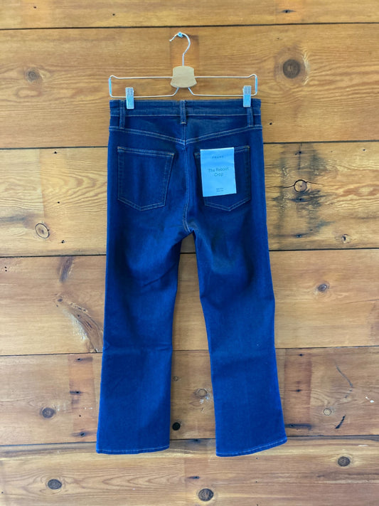 Frame Dark High Rise Boots Cut The Reboot Crop Jeans - Size 28 - NEW - 4427SC