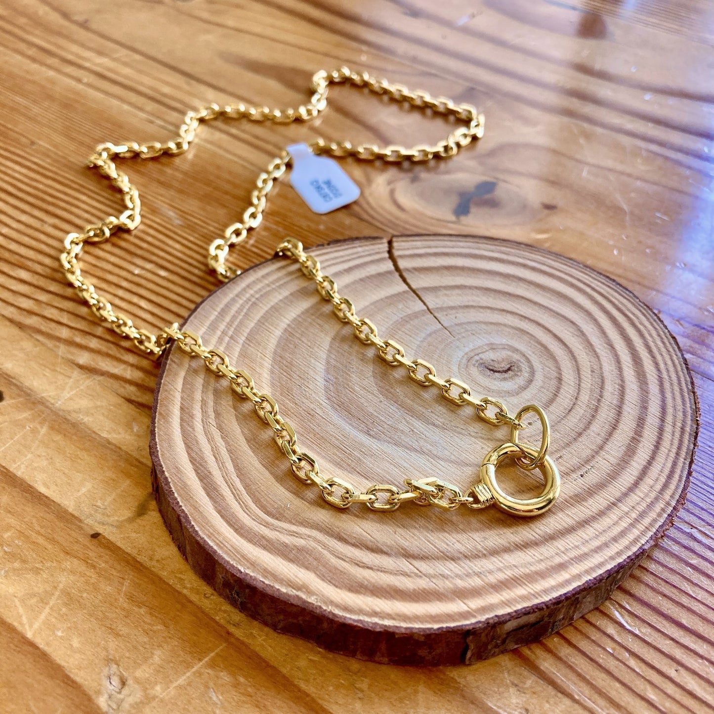 Gorjana 8K Gold Plated Brass $98 Asher Chain Necklace - 0120NE