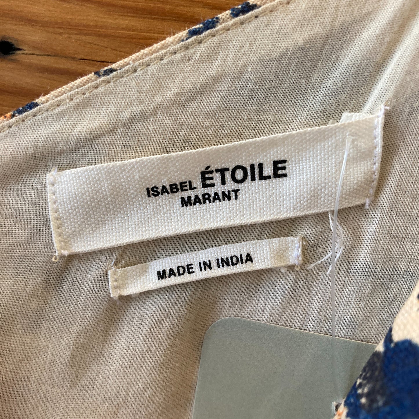Isabel Marant Patterned Linen Sleeveless Ruched Dress - Size 36 / S - 0224TP