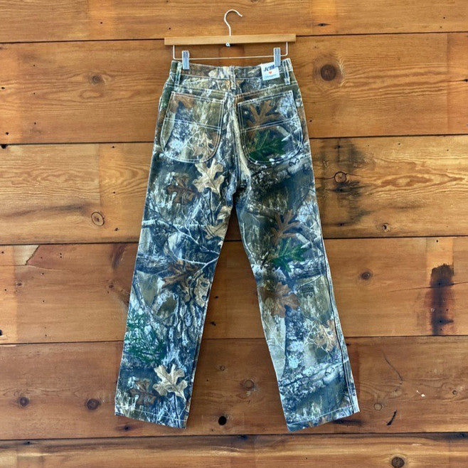 Jem! Los Angeles Camo Print High Waisted Reinforced Knee Pants - Size 4 - 0312IG