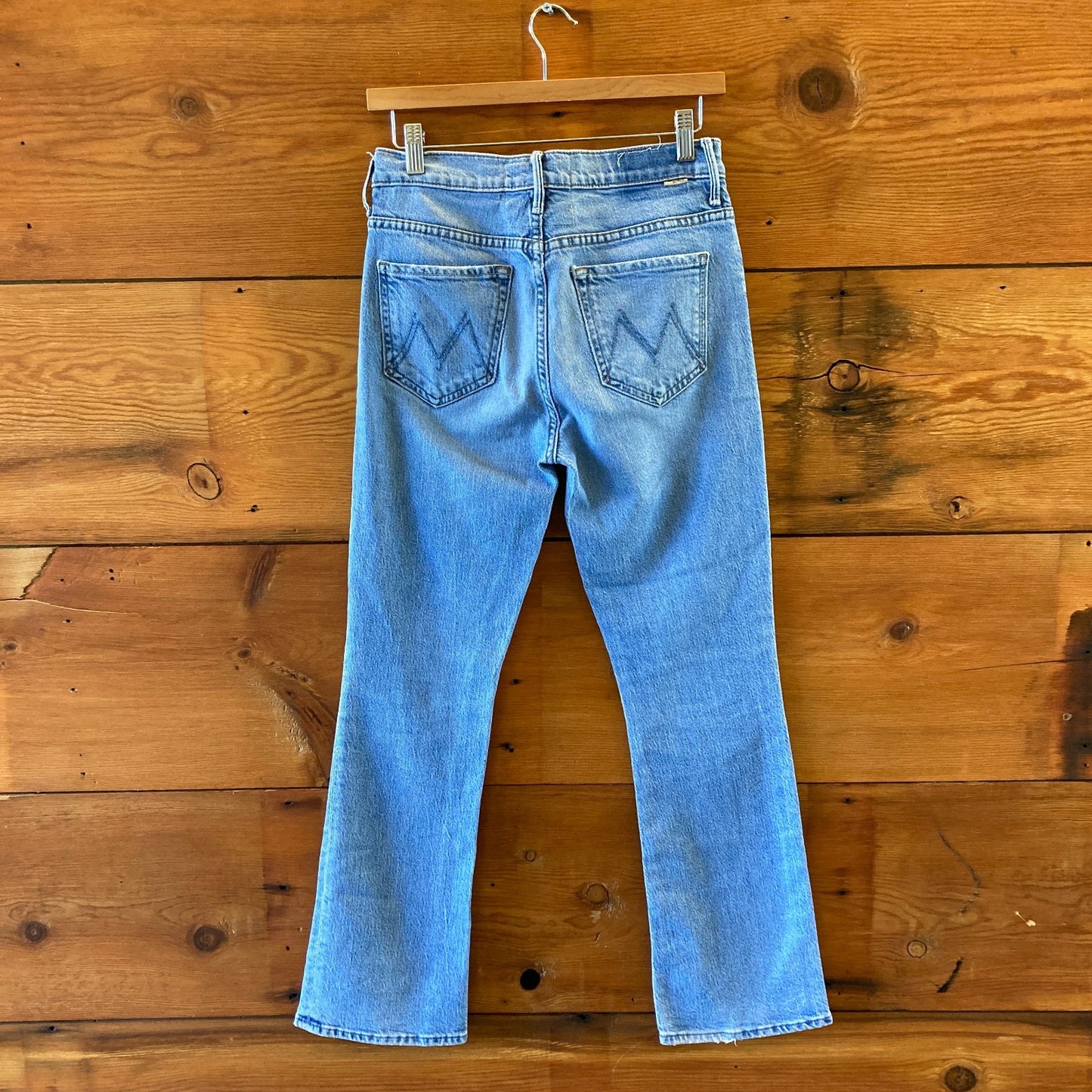 Mother Superior Psychi Stretch Denim The Insider Flood Jeans - Size 27 - 0320AE