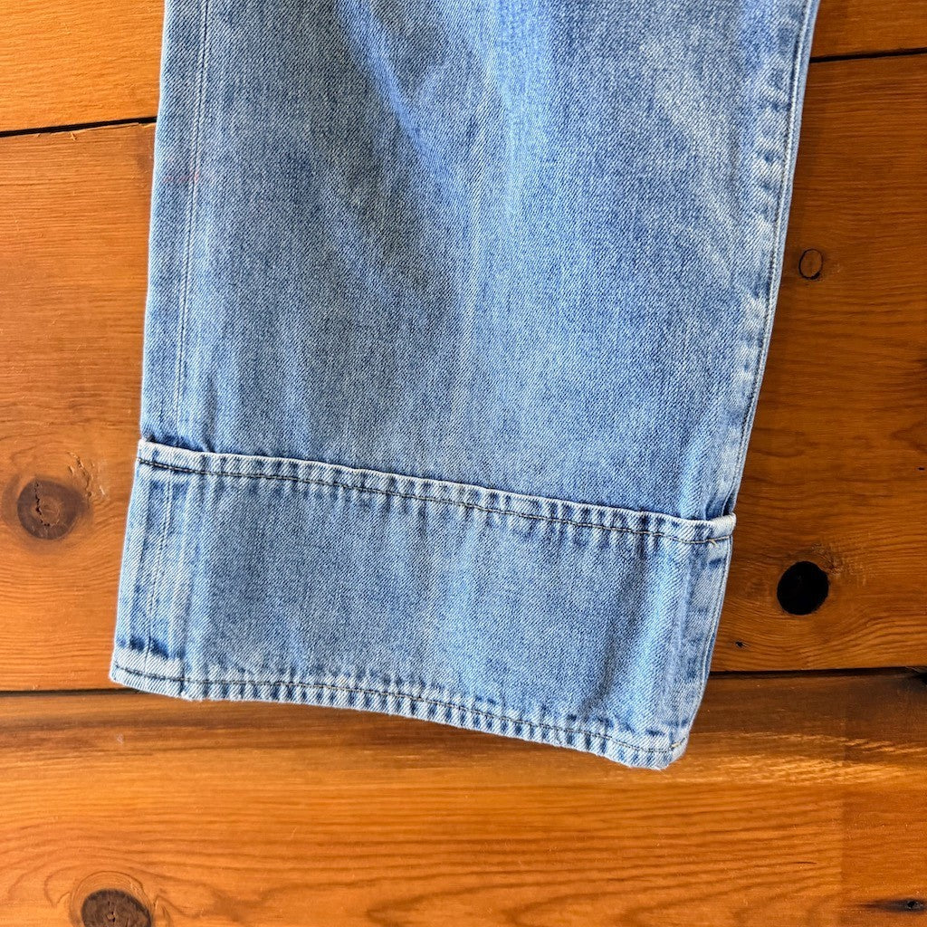 Citizens Light Wash Distressed High Rise Wide Leg Tilda Jeans - Size 29 - 0404AK
