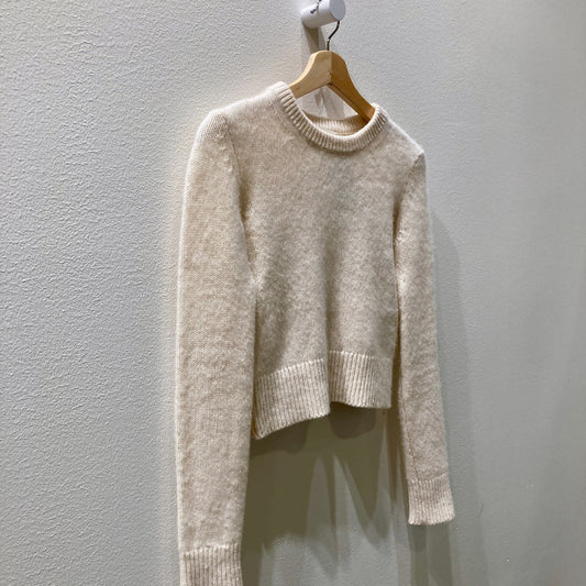 Wilfred Aritzia White Pullover Luxe Cashmere Lavish Sweater - Size 2XS - 0907SF