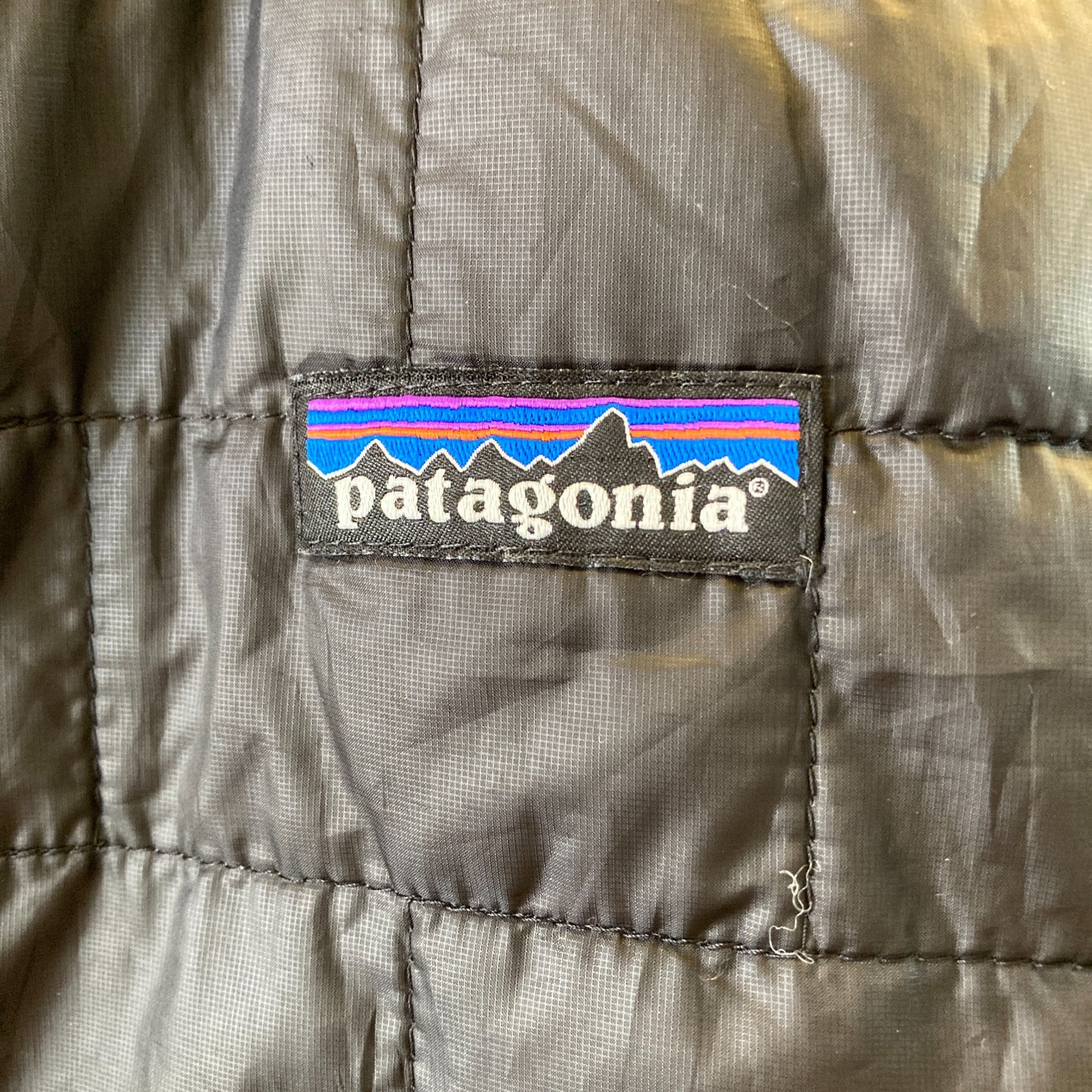 Patagonia Mens Quilted Nylon Zip Up Nano Puff Vest Jacket - Size L - 1103ES