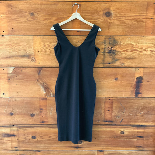 Dress the Population Black Scoop Neck Sleeveless Bodycon Dress - Size M - 0929LL