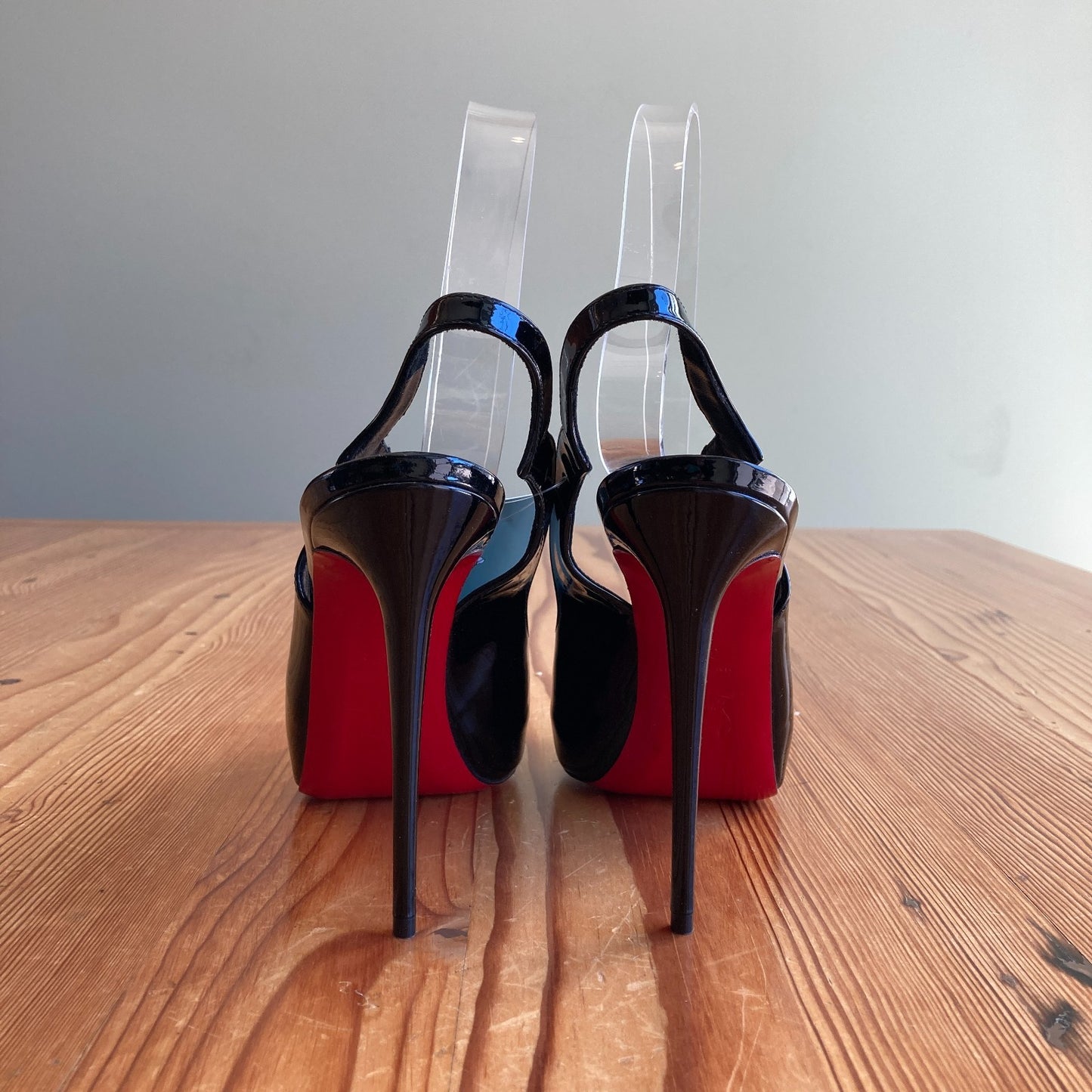 Christian Louboutin $995 Black Hot Chick 120mm Heels - 36.5 / 6.5 - NEW - 0724ZS
