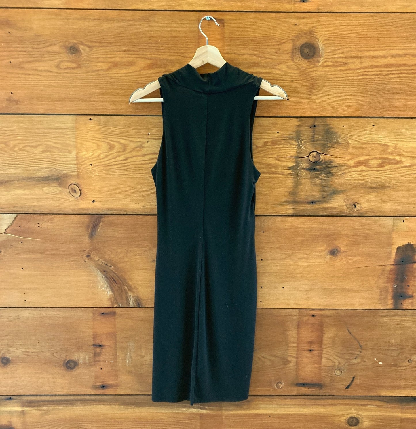 Graham & Spencer Black Draped Front Sleeveless Dress - Size XS - 1118SM
