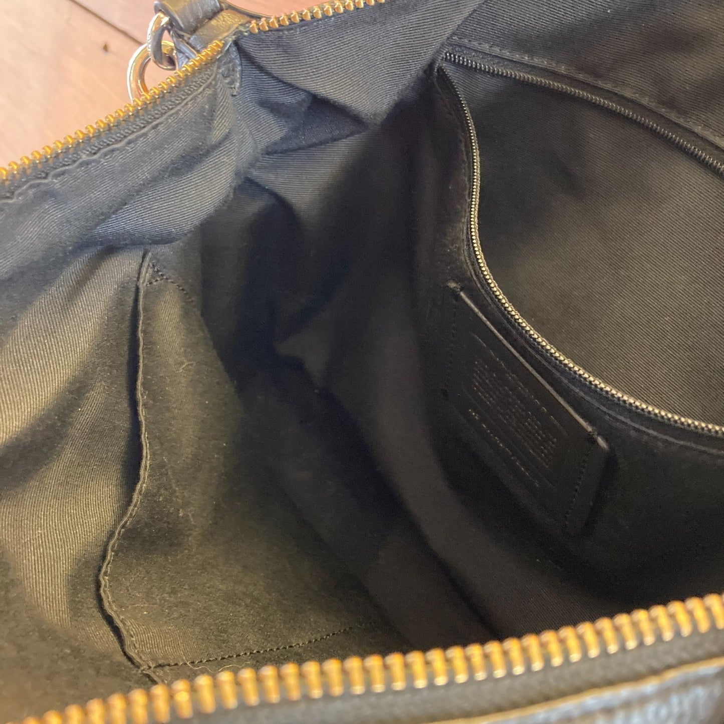 Coach Black Leather Small Kelsey Satchel Bag Purse - 0926RE