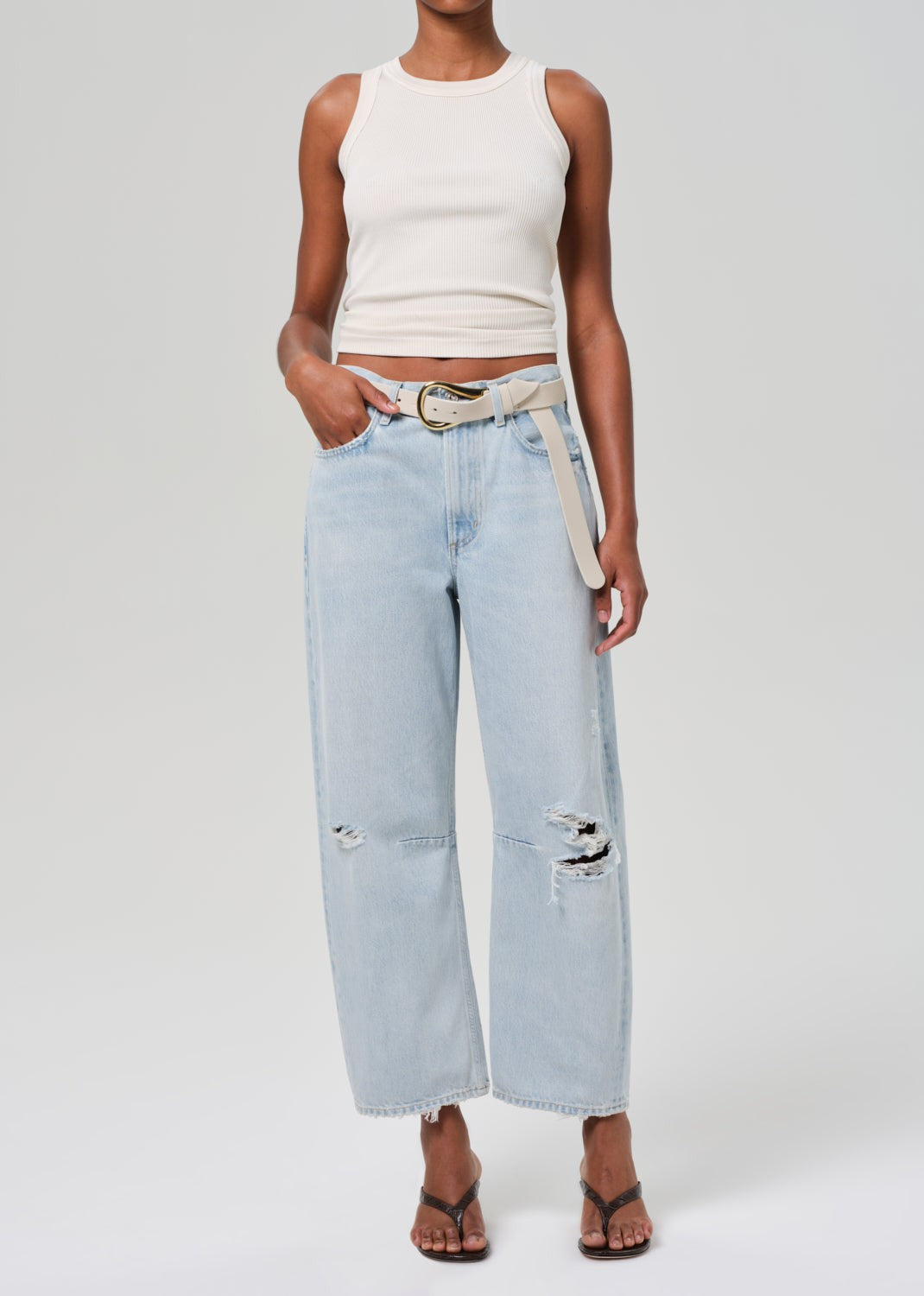 29 - Citizens of Humanity $258 Light Wash Miro Relaxed Jeans NEW 0716MD
