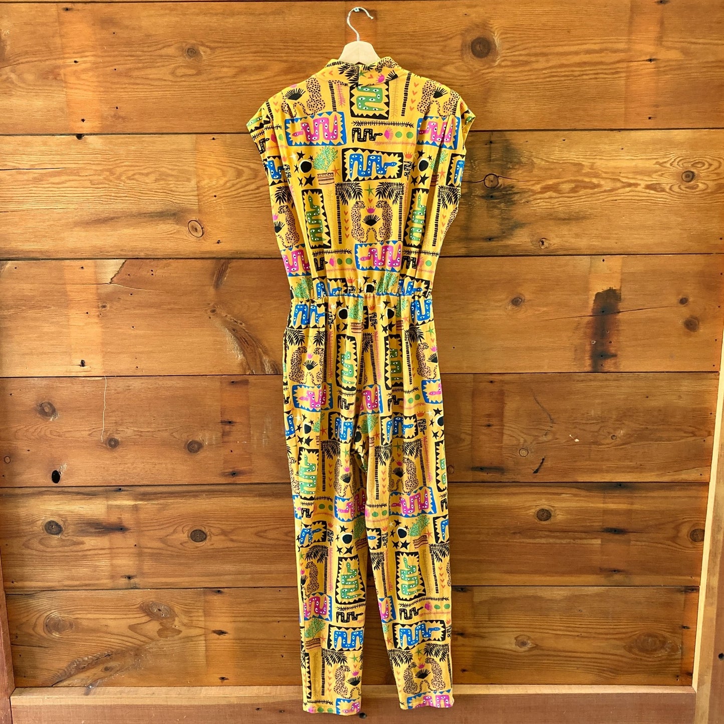 Nooworks Yellow Desert Disaster Sleeveless Knit Magic Jumpsuit - Sz 2X - 0430RM