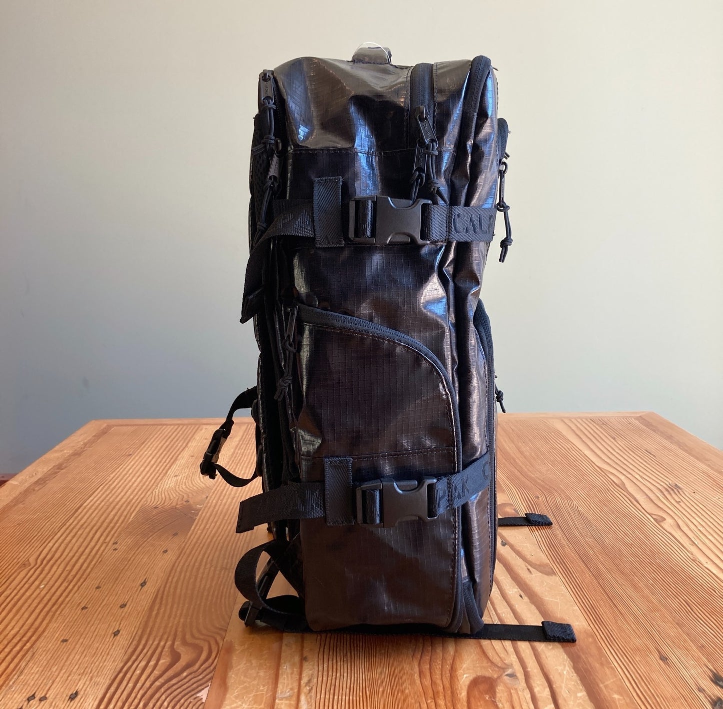 Calpack $198 Black Matte Obsidian Terra 26L Laptop Duffle Backpack - 4427SC