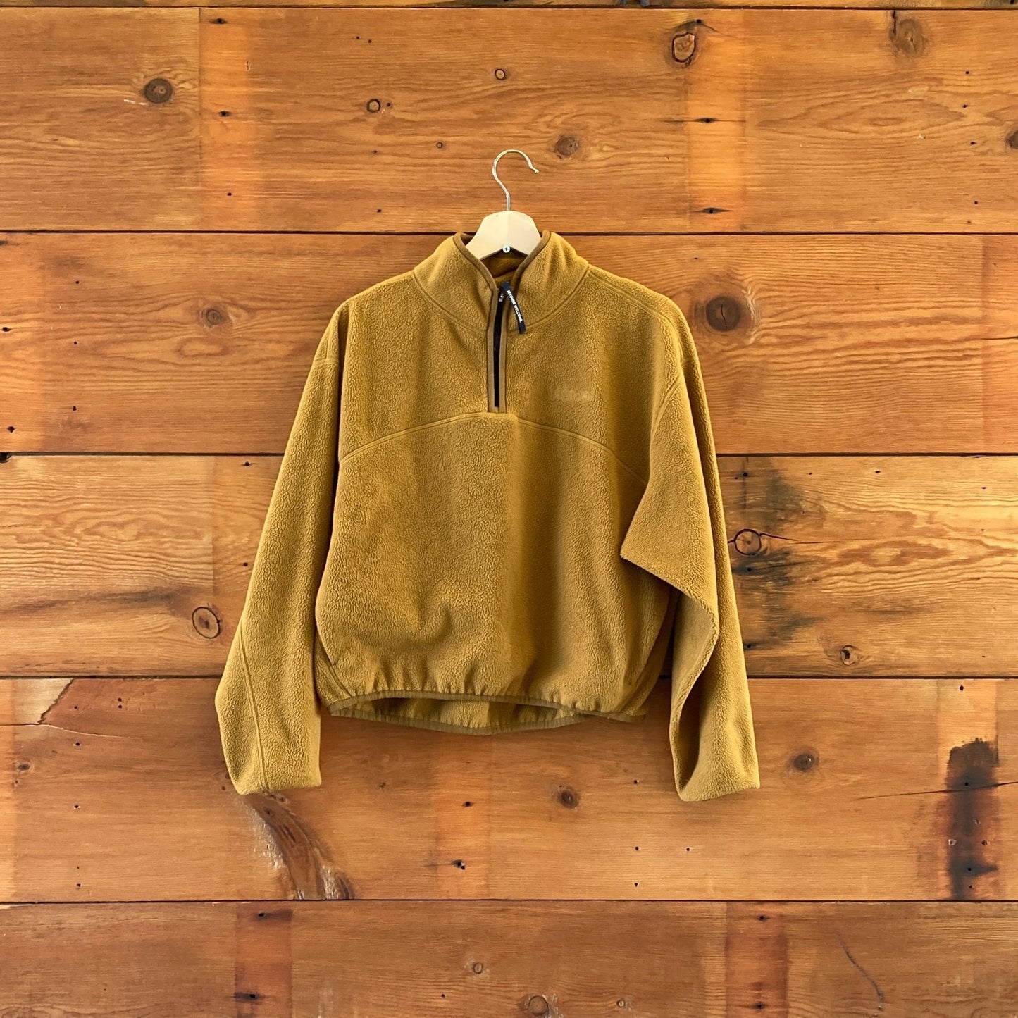 XS - Lululemon Camel Brown Tumbled Half Zip Pullover Fleece Jacket 0927EK