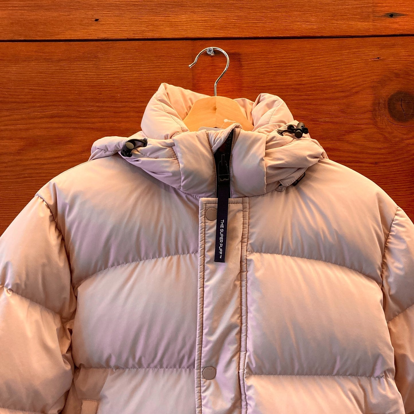 XS - TNA Aritzia Tan Super Puff Shorty 700 Down Hooded Puffer Jacket 0518AF
