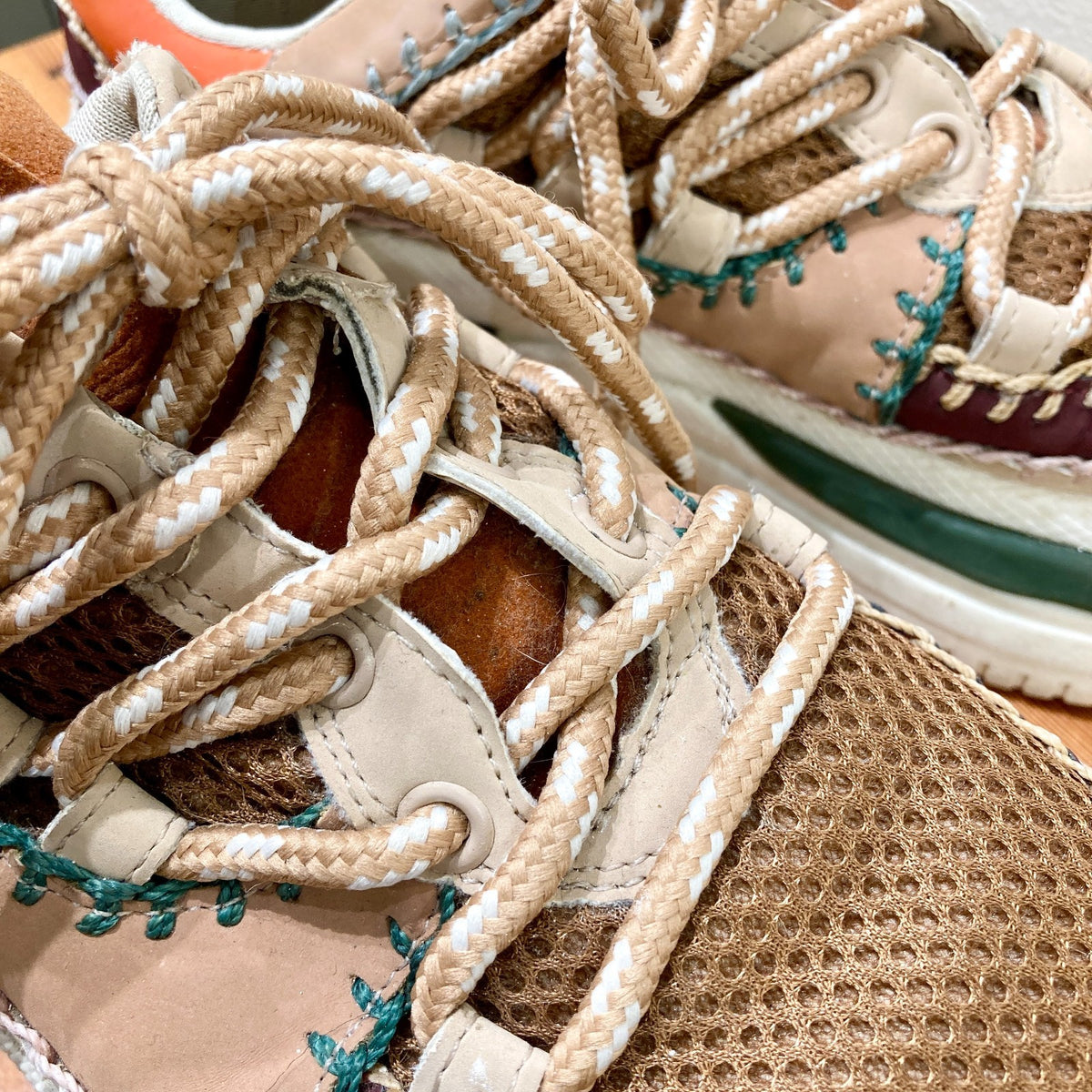 Farm Rio Colorful ZigZag Chunky Platform Sneaker Shoes - Size 39 / 8 - 0129LH