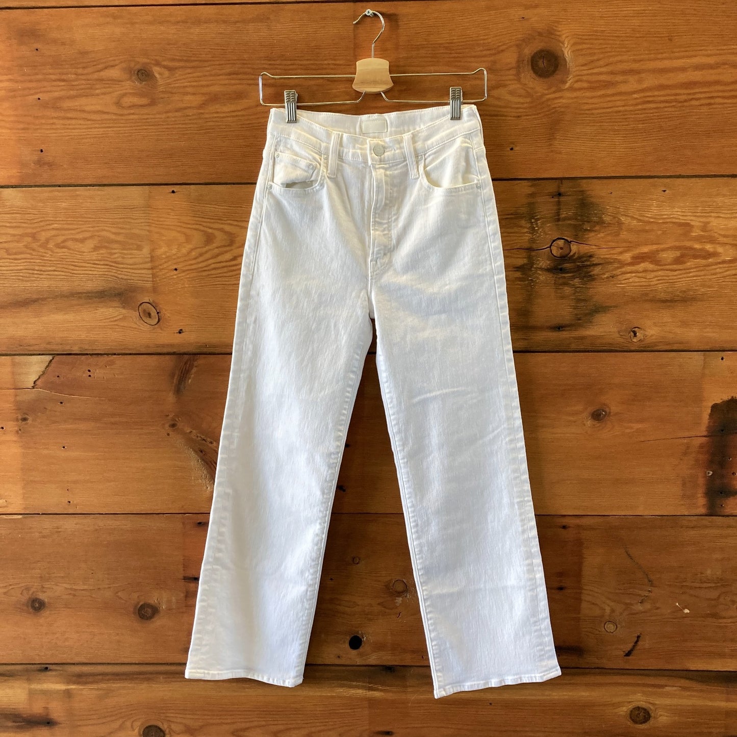 Mother White Fairest Of Them All The Rambler Jeans - Size 25 - 0617RF