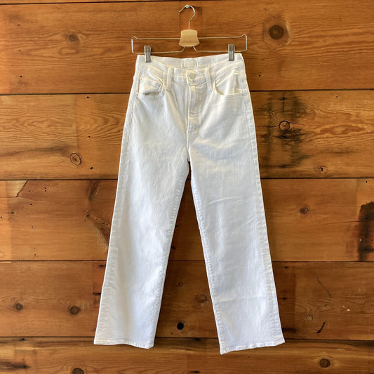 Mother White Fairest Of Them All The Rambler Jeans - Size 25 - 0617RF