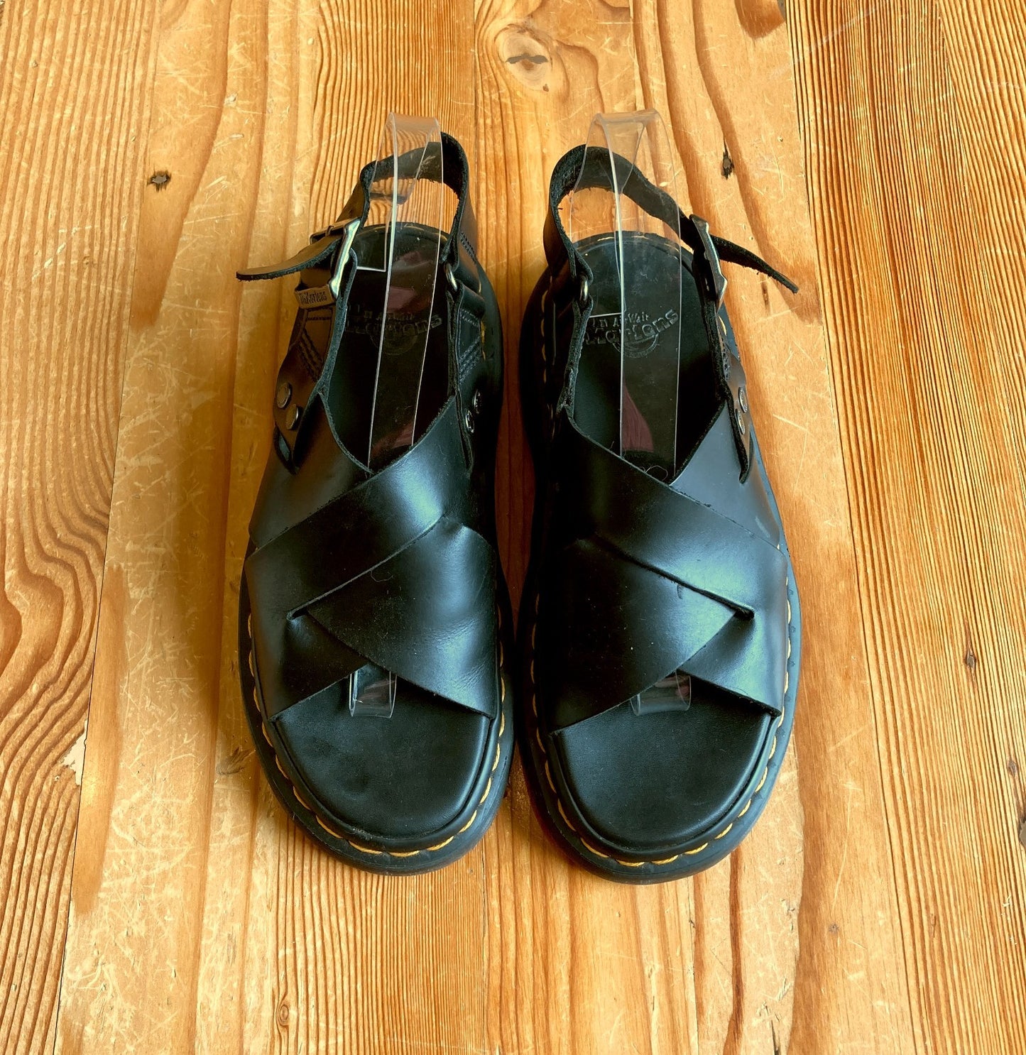 Dr. Martens Black Leather Zane Slingback Sandals w/ Box - Size 7  - 0425SV