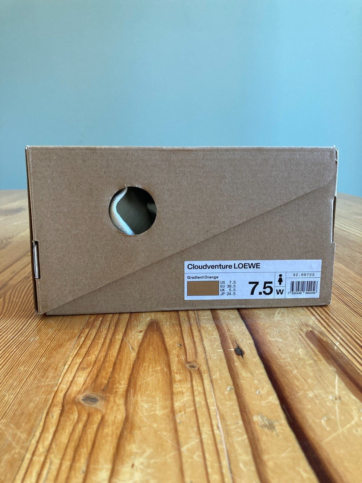 On Gradient Orange Cloudventure Loewe Sneakers NEW w/ Box - Size 7.5 - 0112LB