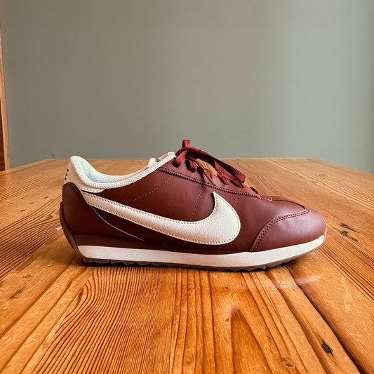 Nike Brown & White Pacific Leather Shoes Sneakers - Size 9.5 - 0628AC