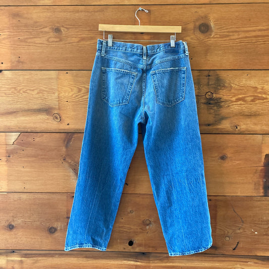 Amo $304 Relaxed Straight Leg Billie High Rise Jeans - Size 29 - 4427SC