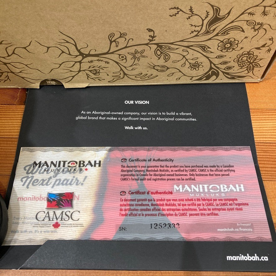 Manitobah Gray Metis Fur Waterproof Mukluk Boots - Size 7 - NEW w/ Box - 1017SC