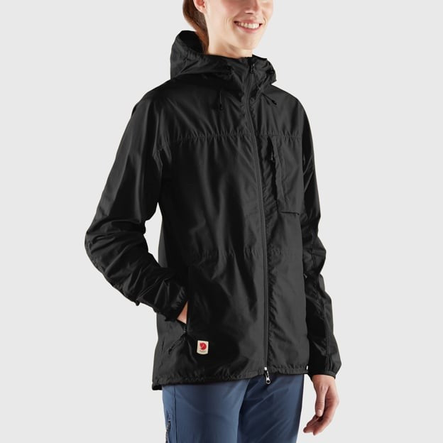 Fjallraven Black Women's 83516 High Coast Wind Jacket - Size XS - 0312IG