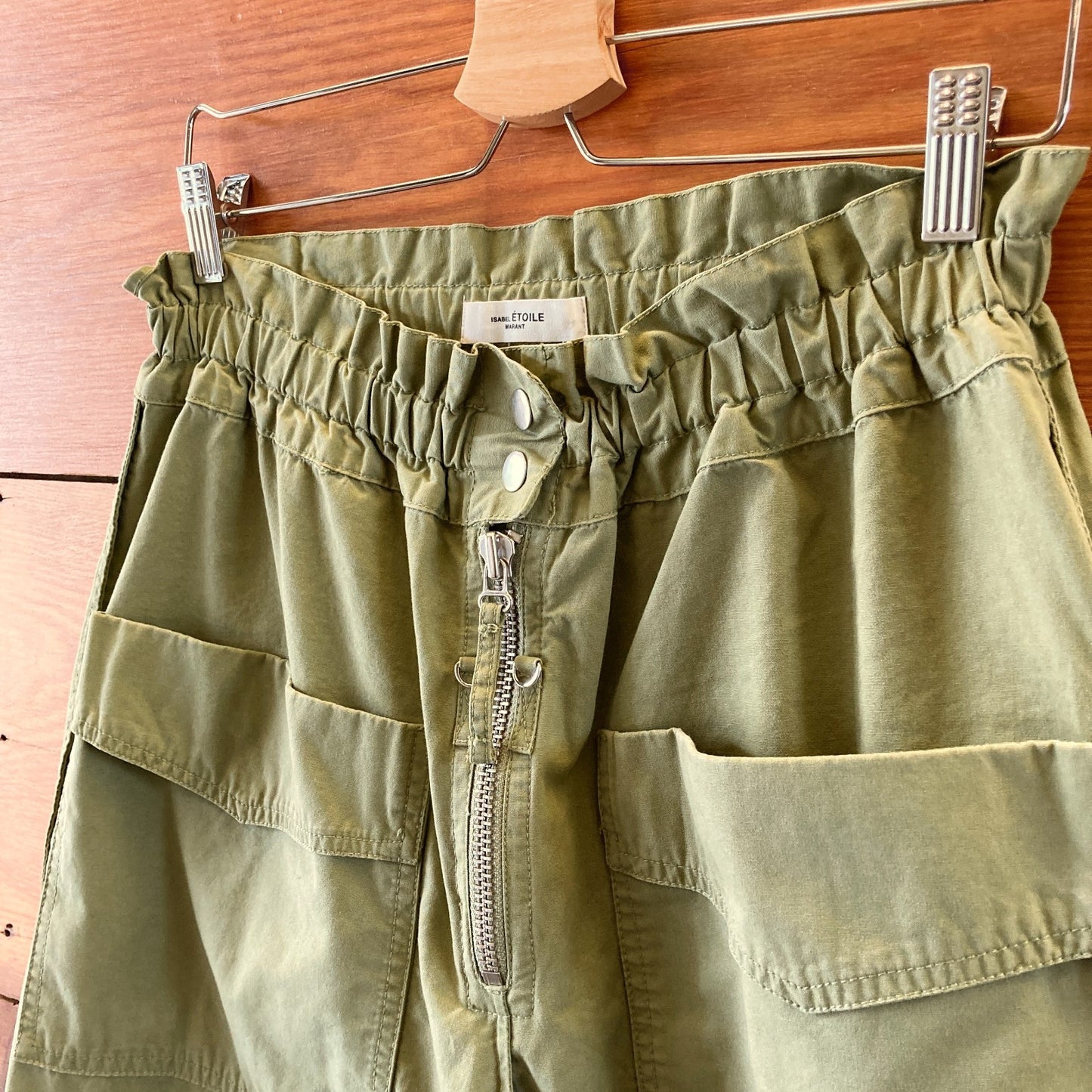 Etoile Isabel Marant Green Tilsen Cargo Trouser Pants - Size 40 / M - 0204MP