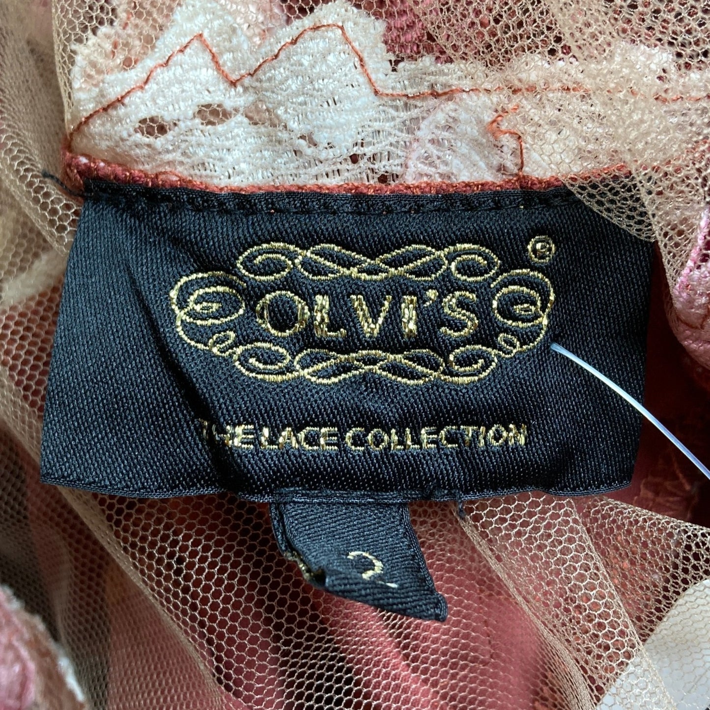 Olvi's $1000 Pink Lace Mesh Cocktail Mini Dress - Size 2 - 1114SS