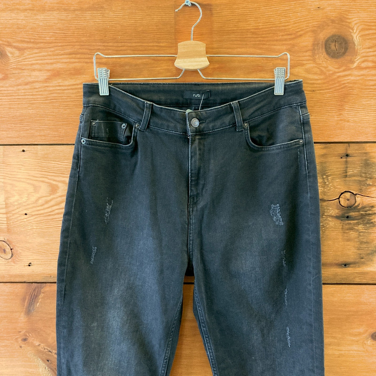 Ruti Black Iconic Stretch Denim Fitted Womens Jeans - Size 3 / 30 - 0815CJ