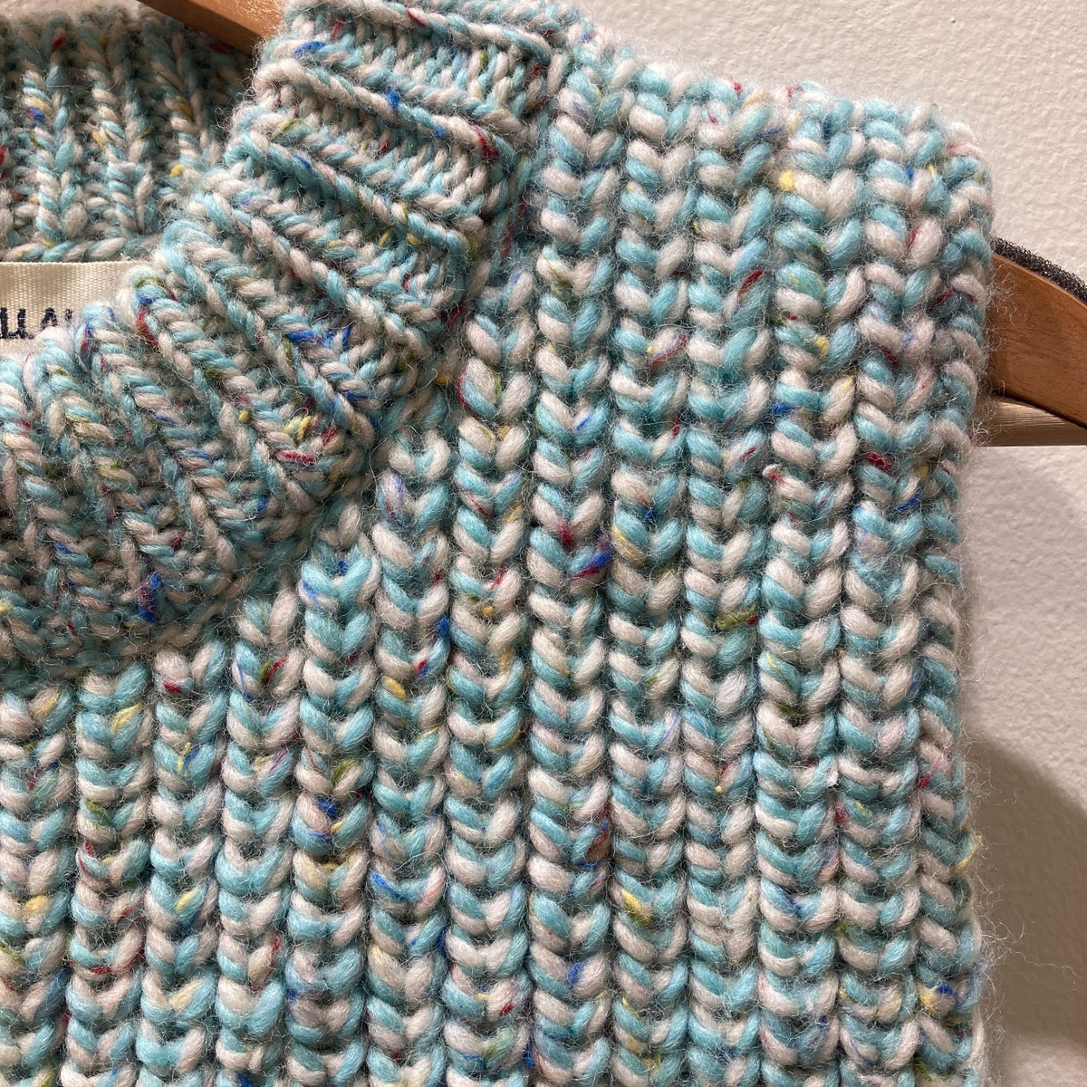 Caron Callahan $345 Turquoise Ribbed Knit Dylan Sweater Vest - Size XS - 1125KG