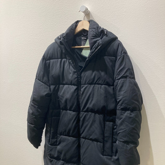 Girlfriend Collective $280 Black Detachable Hood Puffer Coat - Size M - 0607CC