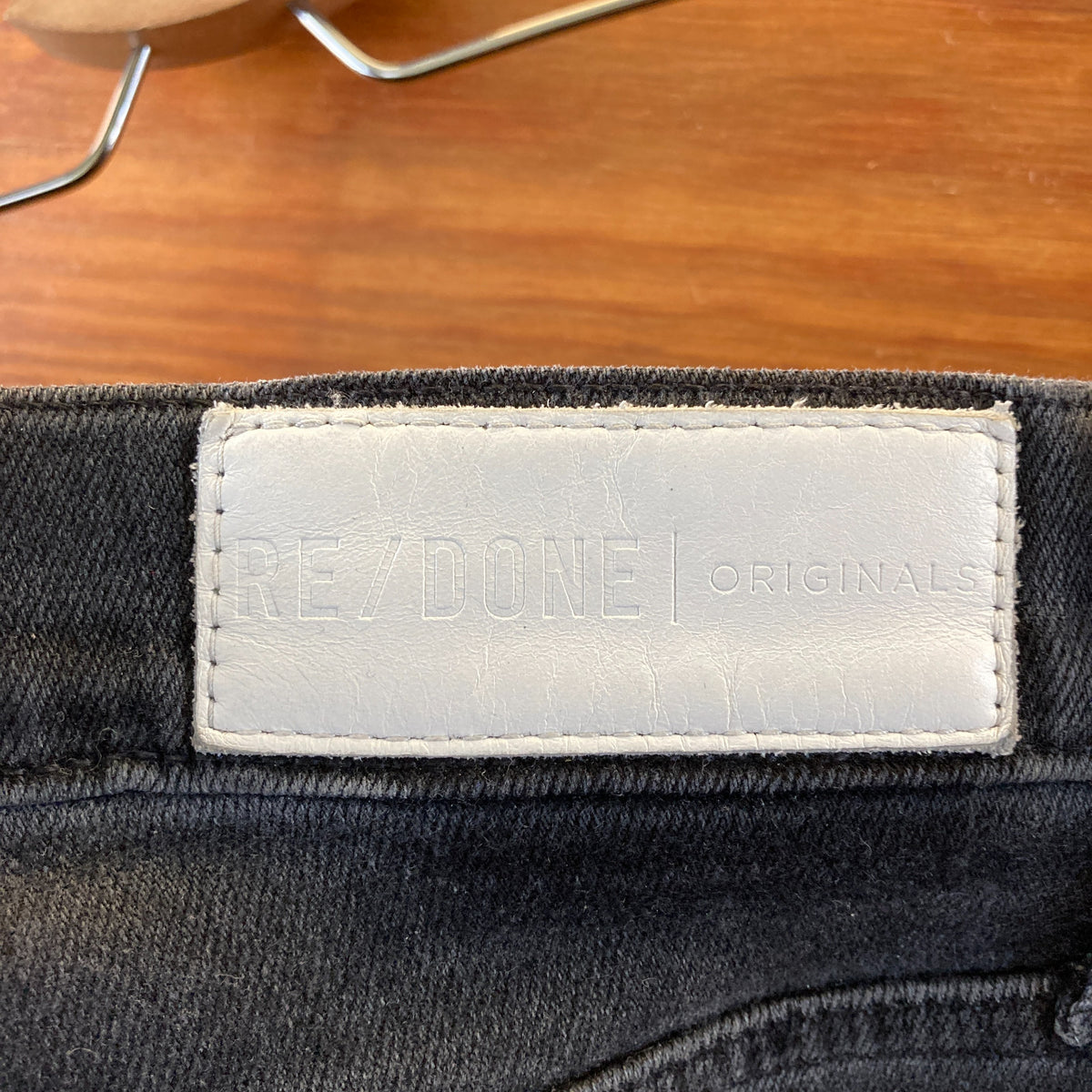 Re/Done Black Slim Stretch High Rise 196-3WHRAC Jeans - Size 29 - 0204MP