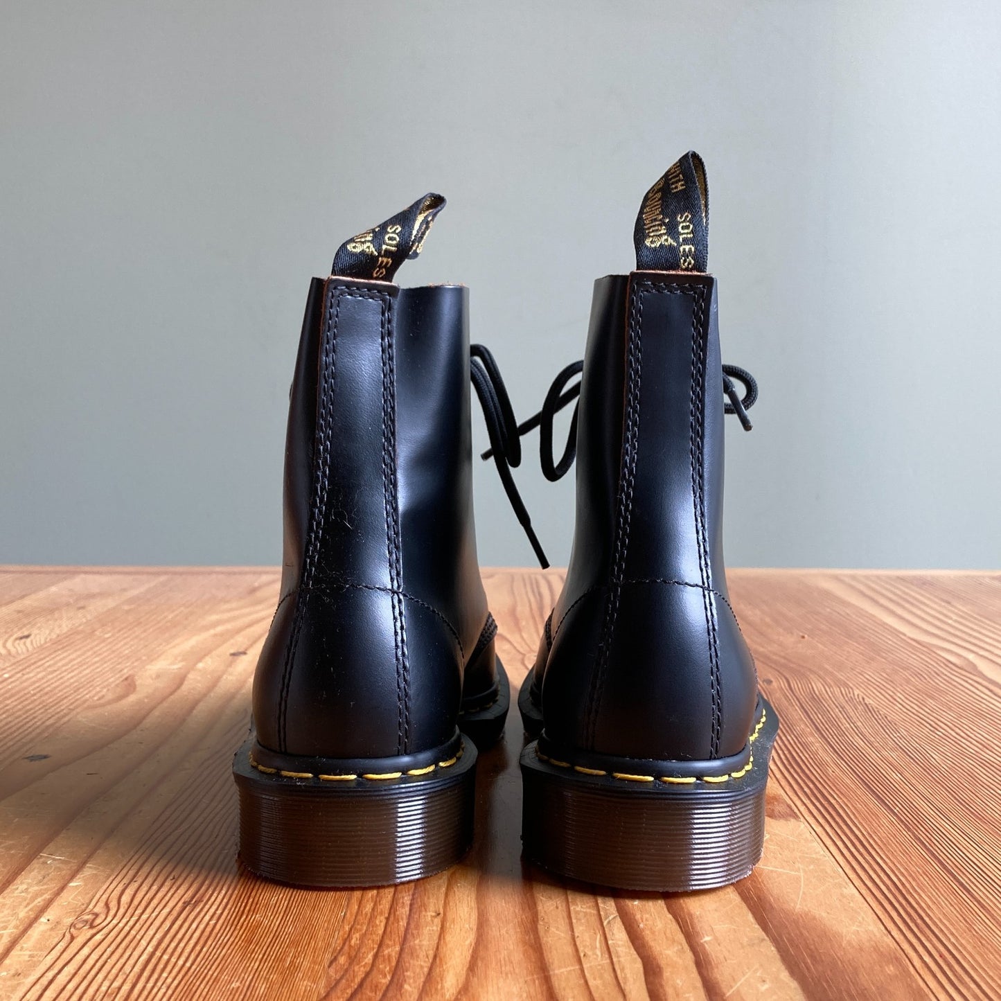 7 - Dr Martens Black 1460 8 Eyelet Combat Boots NEW w/ Box 0306CH