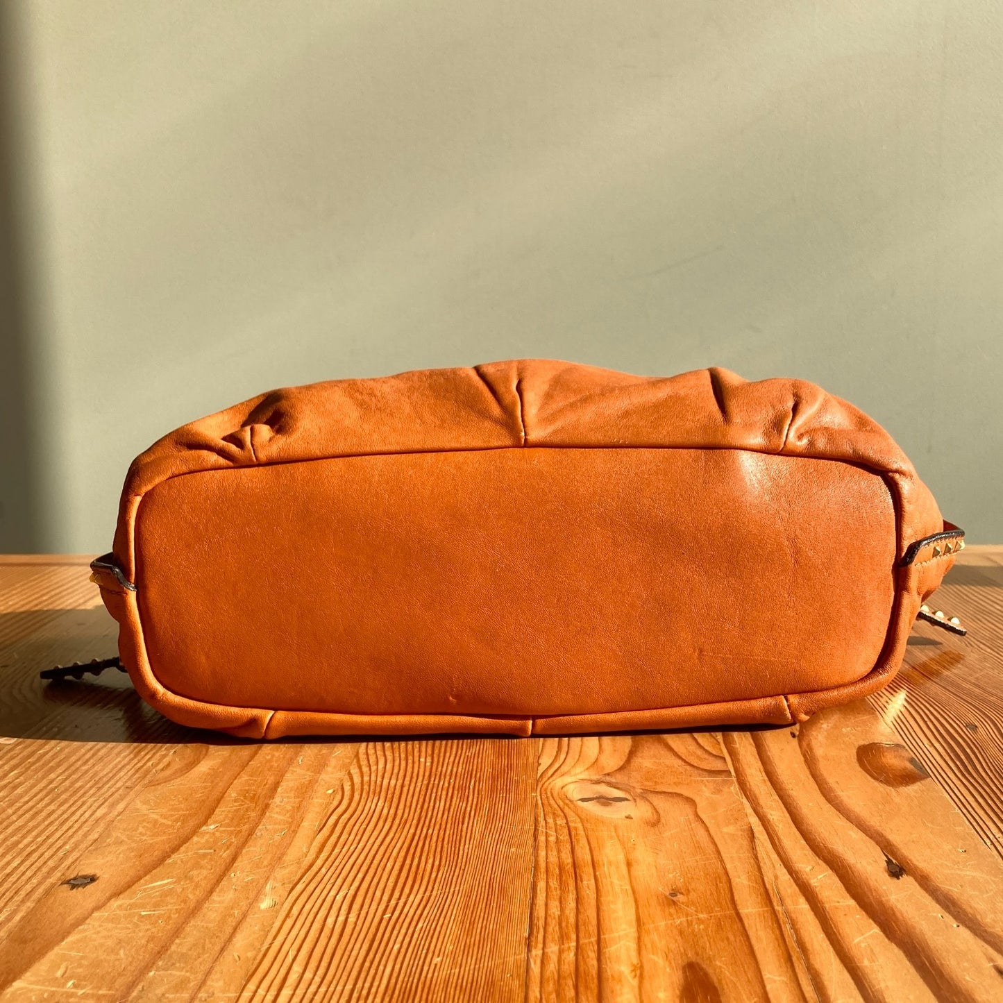 Marc Jacobs Orange Paradise Rio Satchel Moto Lambskin Leather Bag 0000MB