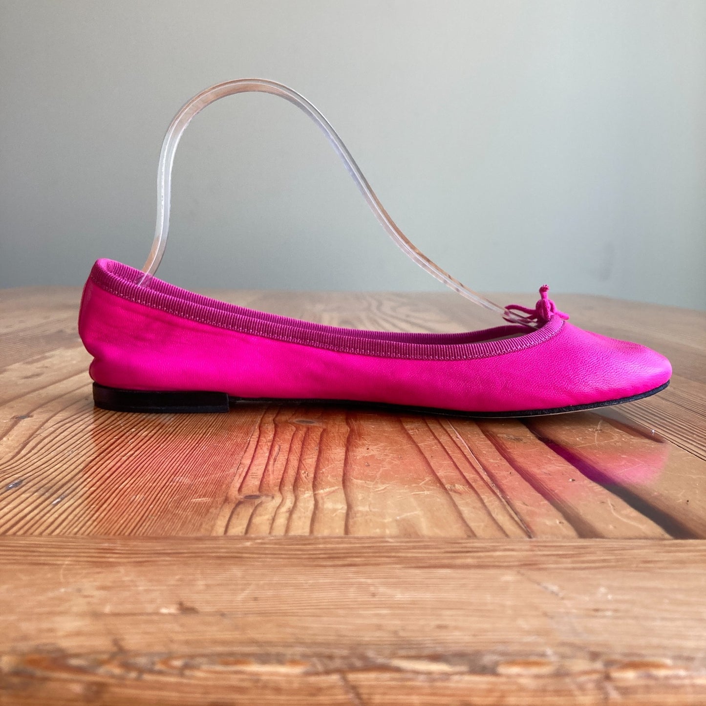 Repetto $425 Dark Pink Cendrillon Ballet Flats Shoes - Size 39 / 8 - 0306CH