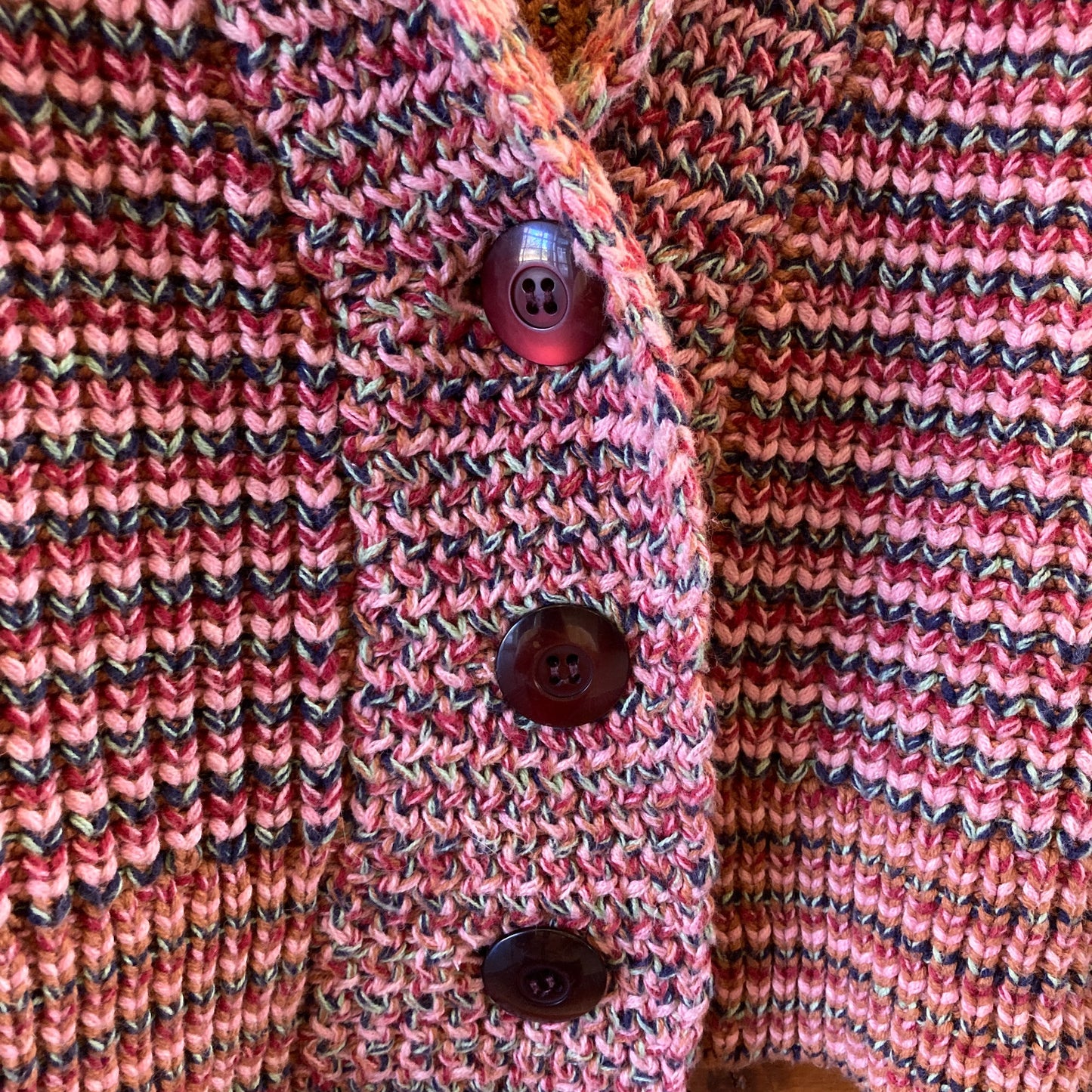 The Great Pink Knit Montana Cardigan Cropped Sweater - Size 2 / M - 0721DK