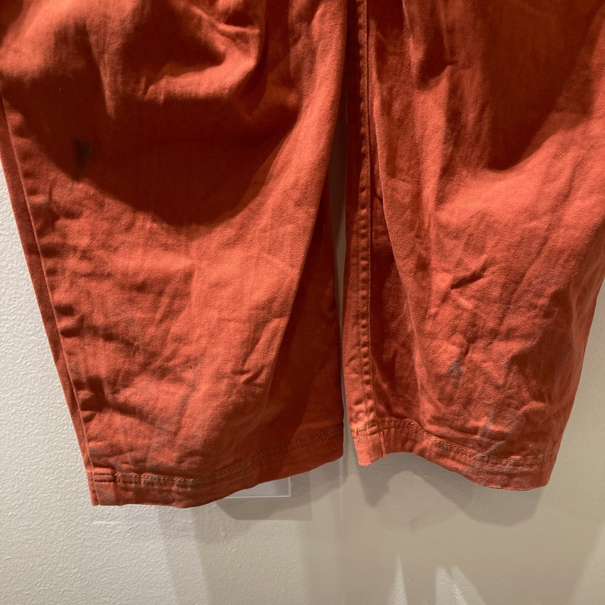 Wildfang Orange Short Sleeve Essential Coverall Jumpsuit - Size XXL - 0530JF