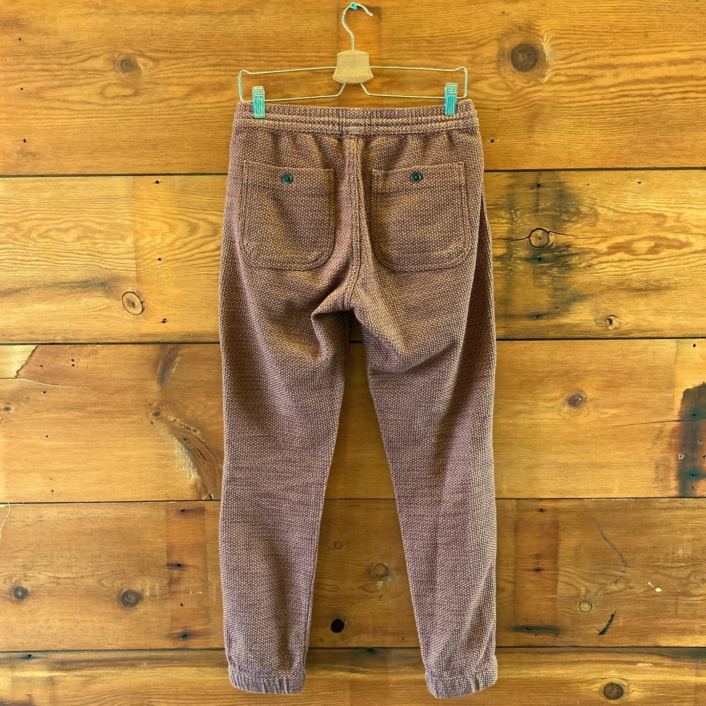 Taylor Stitch Brown The Apres Drawstring Organic Cotton Pants - Size XS - 0927LL